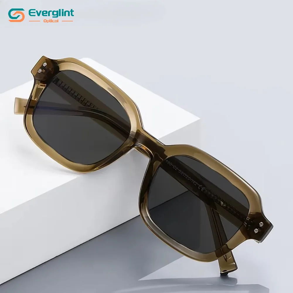 EG42 Classic Simple Fashion Polarized Sunglasses Geometric Design Sunglasses Eyeglasses Glasses for 