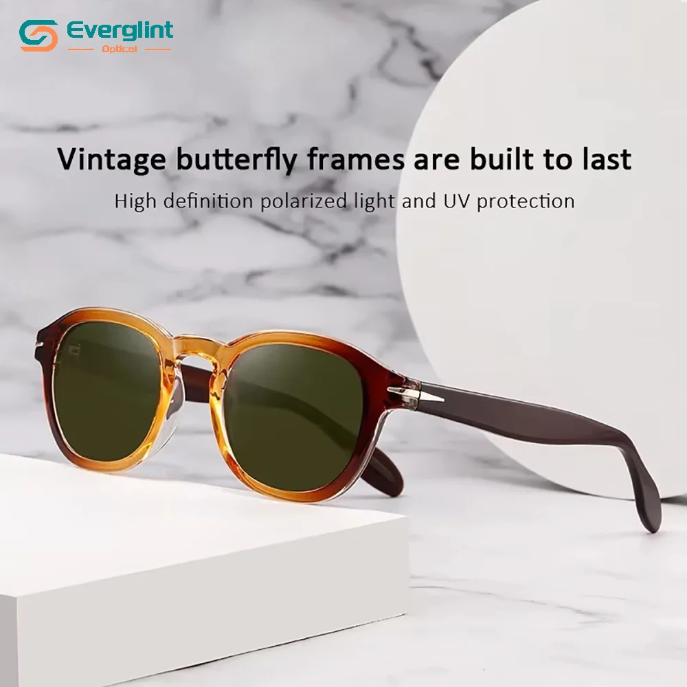 EG43 Fashion Personalized Oval Sunglass Man UV Protection Woman's Sunglasses Prescription Glasses Po