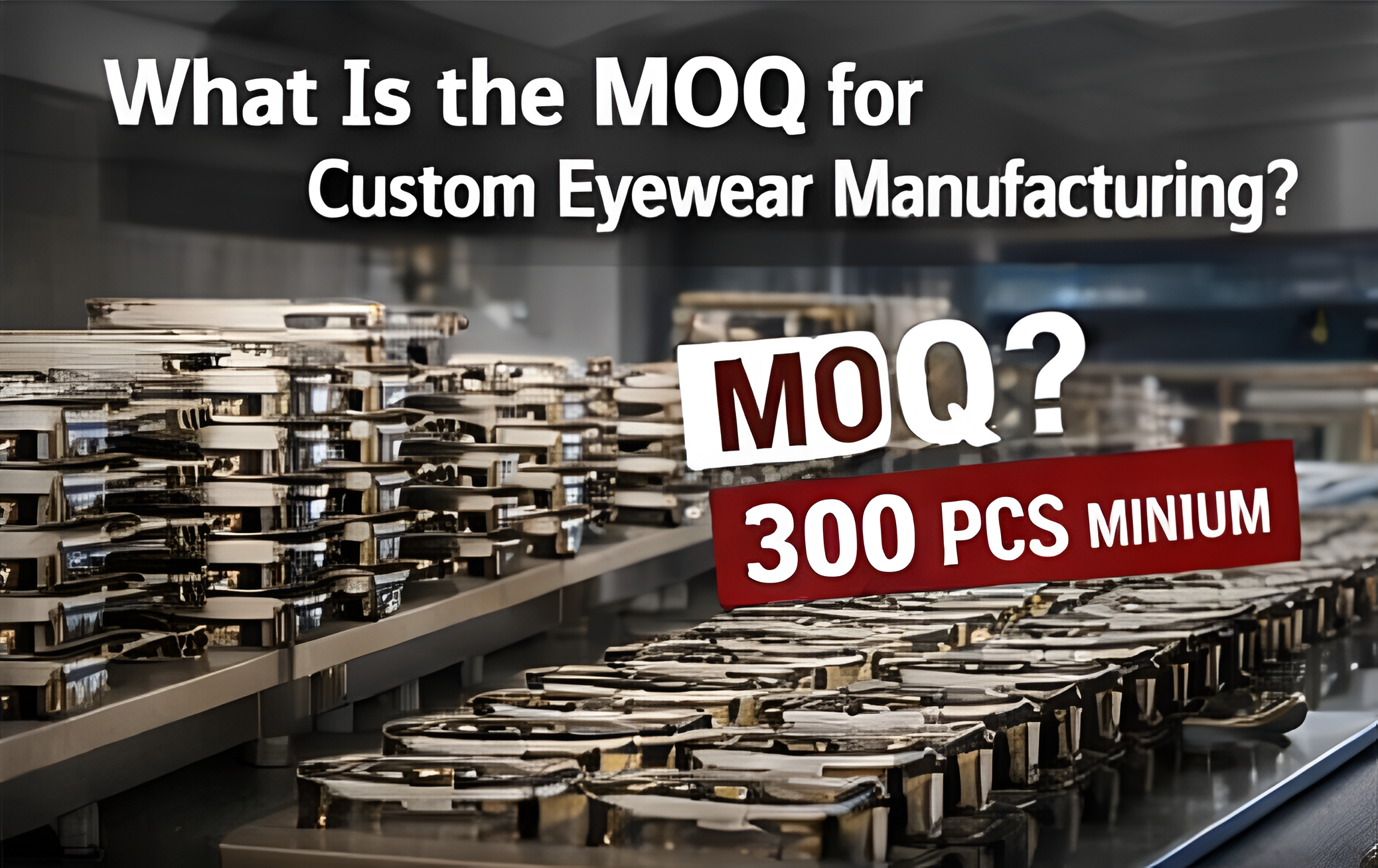 What Is the MOQ for Custom Eyewear Manufacturing?